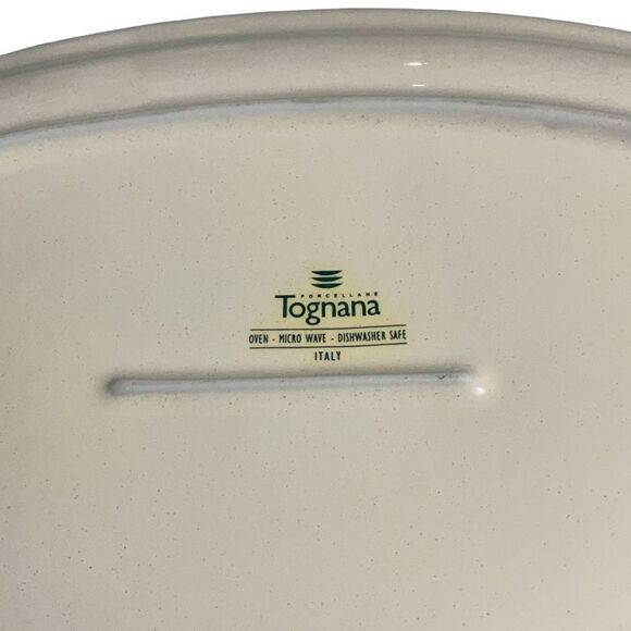 Tognana Porcelain Oval Serving Platter 13” Ovenware Made in Italy - Picture 6 of 6